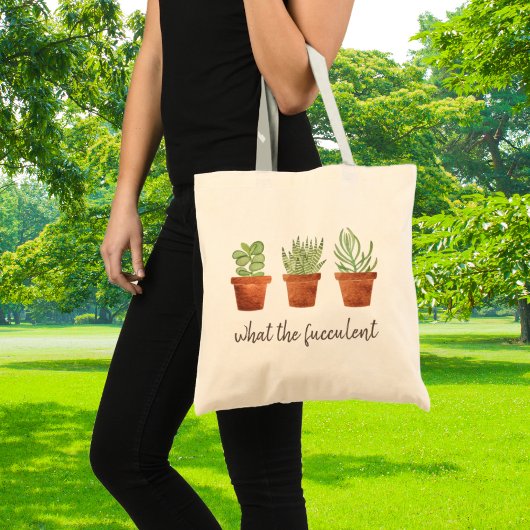 Tote Bag Ce que les succulents ont mis en évidence