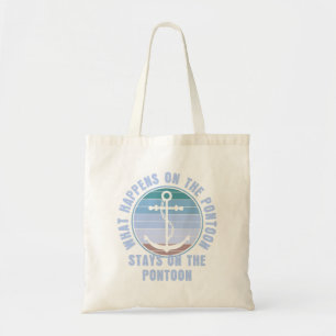 Tote Bag Ce qui se passe sur le ponton reste sur le ponton