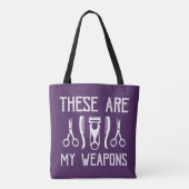 Tote Bag Ce sont mes armes (Dos)