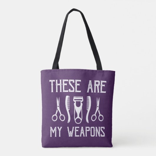 Tote Bag Ce sont mes armes (Dos)