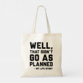 Tote Bag Cela n’a pas fonctionné comme prévu (Dos)