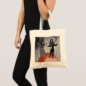 Tote Bag Célébration de danse d'aliens (Devant (produit))