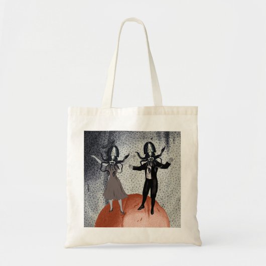 Tote Bag Célébration de danse d'aliens (Devant)