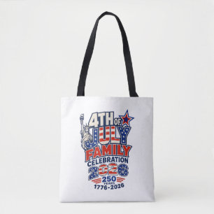 Tote Bag Célébration de famille du 14 juillet 2026 250 Ans