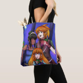 Tote Bag Célébration du nouvel an spatial (De près)