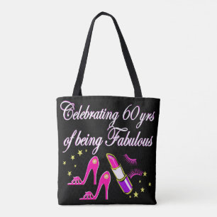 TOTE BAG CÉLÉBRER 60 ANS EN TANT QUE DIVA FABULEUSE
