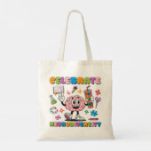 Tote Bag Célébrez la neurodiversité, l'inclusion joyeuse du (Dos)