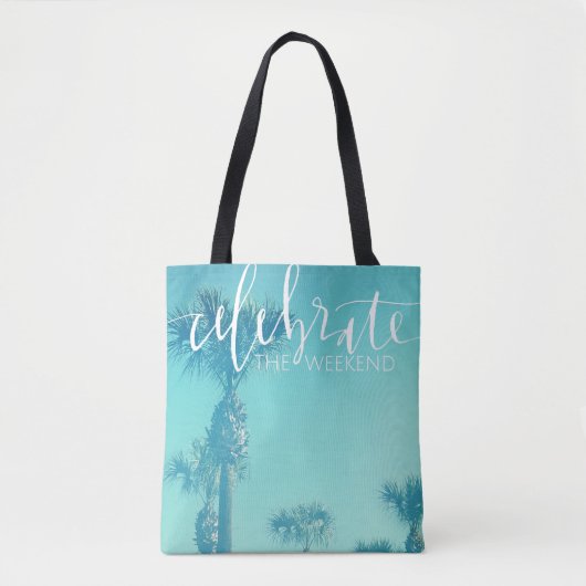 Tote Bag Célébrez le week-end (Devant)