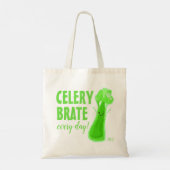 Tote Bag Celerybrate tous les jours - Célery Pun (Dos)