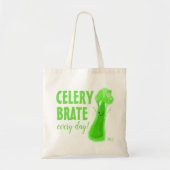 Tote Bag Celerybrate tous les jours - Célery Pun (Devant)