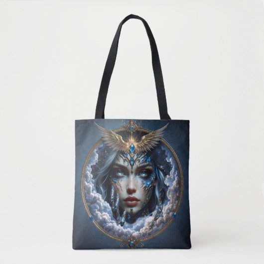 Tote Bag Célestia – Gardienne du Ciel Infini. (Devant)