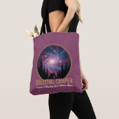 Tote Bag Celestial Camper Galaxy Night Scene (De près)