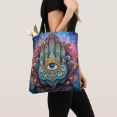Tote Bag Celestial Hamsa  (De près)