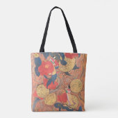 Tote Bag Celestial Journey in Gold and Camellia (Dos)