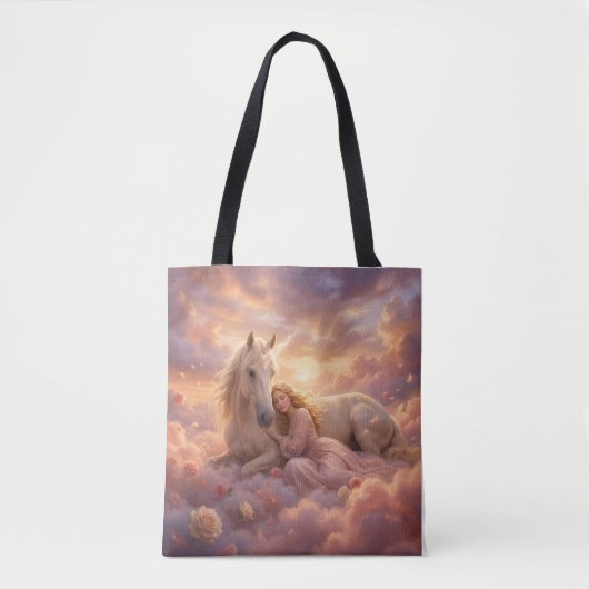Tote Bag Celestial Maiden Horse Fantasy (Devant)