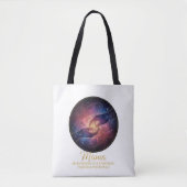 Tote Bag Celestial Mama Hands Galaxy Universe (Devant)
