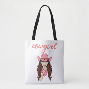 Tote Bag célibataire cowgirl 