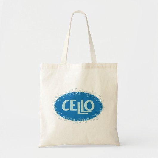 Tote Bag Cello d'hiver (Devant)