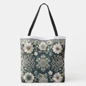 Tote Bag Celtic Clover Floral Charm (Dos)
