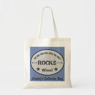 Tote Bag Celui Qui Meurt Avec Le Plus De ROCKS Gagne!