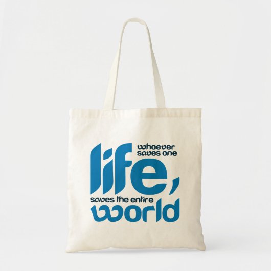 Tote Bag Celui qui sauve une vie (Devant)