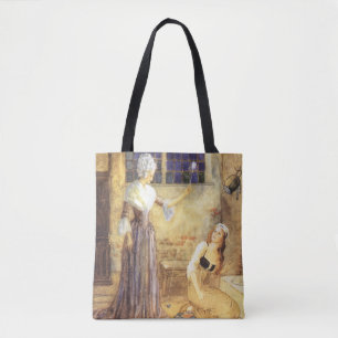 Tote Bag Cendrillon de conte de fée vintage avec Fairy Gomè