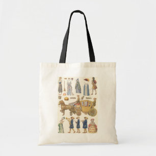 Tote Bag Cendrillon, Jouets Vintages en papier victorien