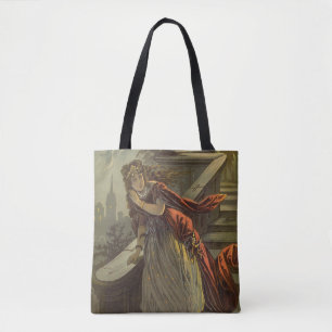 Tote Bag Cendrillon vintage, Contes Fairiques Victoriennes