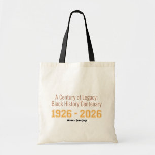 Tote Bag Centenaire de l'Histoire des Noirs 1926-2026 Hérit