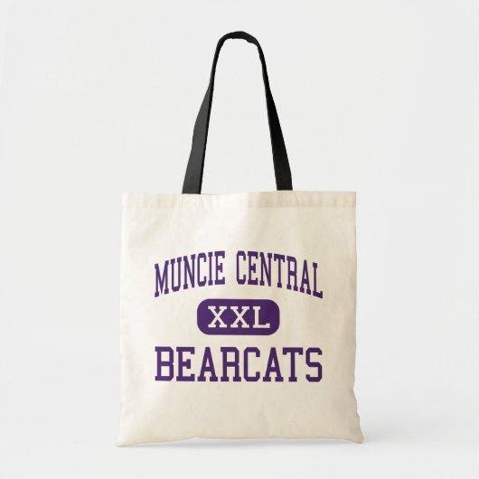 Tote Bag Central de Muncie - Bearcats - haut - Muncie (Devant)