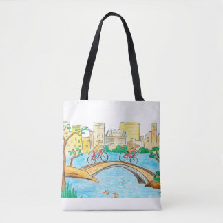 Tote Bag Central Park fourre-tout de tour de Rhodesian