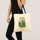 Tote Bag Centre Shaggy Sheep Chien (Devant (produit))