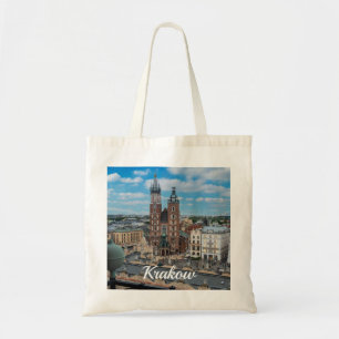 Tote Bag Centre-ville de Cracovie d'en haut en Pologne