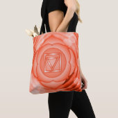 Tote Bag Centres énergétiques de Chakra Mindfulness (De près)