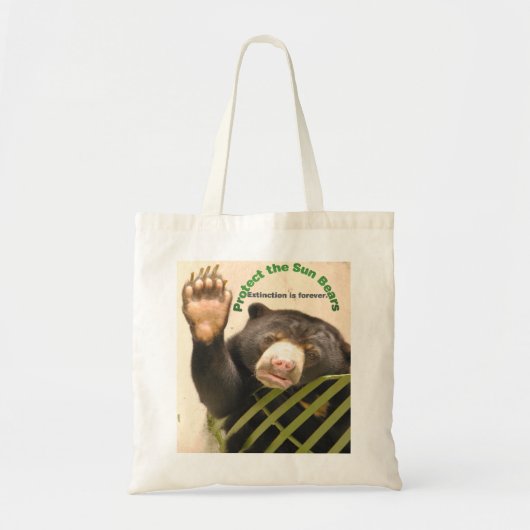 TOTE BAG CERAH PROTÈGENT DES OURS DE THE SUN (Devant)