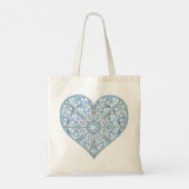 Tote Bag Céramique Lace Bleu clair (Dos)