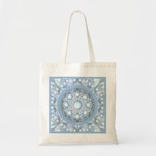Tote Bag Céramique Lace bleu clair (Devant)