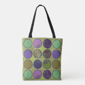Tote Bag Cercle Abstrait Gras (Dos)