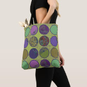 Tote Bag Cercle Abstrait Gras (De près)