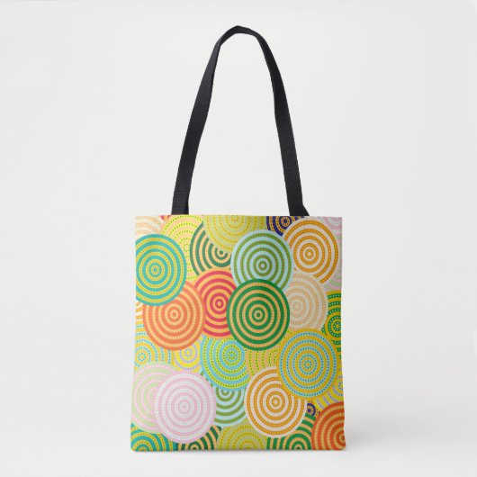 Tote Bag Cercle-cercles Fourre-tout (Devant)