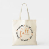 Tote Bag Cercle d'automne (Dos)