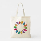 Tote Bag Cercle De Crayons (Dos)