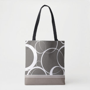 Tote Bag Cercle de mod de champignon