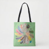 Tote Bag Cercle de plumes (Devant)
