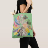 Tote Bag Cercle de plumes (De près)