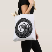 Tote Bag Cercle de Swirl (De près)