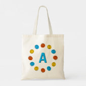 Tote Bag Cercle "monogramme" du globe 2 côtés (Dos)