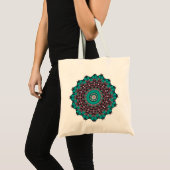 Tote Bag Cercle ornementale abstraite mandala ornementale p (Devant (produit))