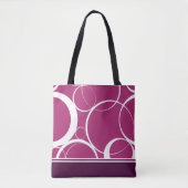 Tote Bag Cercle pourpre de mod (Devant)