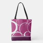 Tote Bag Cercle pourpre de mod (Dos)